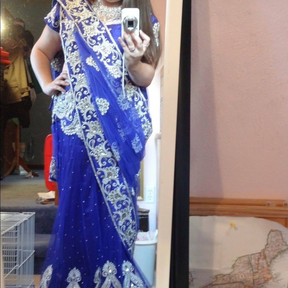 Lehenga-Style Saree